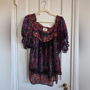 Floral Paisley Women's Top